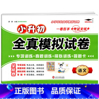 语文 小学升初中 [正版]2023新版升级版小升初语文数学英语全真模拟试卷小学毕业升学名校招生真卷精选六年级小升初系统总