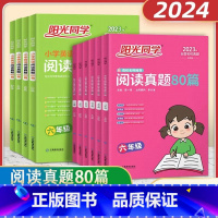 语文 小学六年级 [正版]2023阳光同学百校名师阅读真题80篇彩虹版1一年级上下册2二3三4四5五6六年级语文英语全国