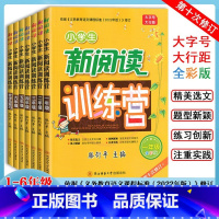 新阅读训练营 小学升初中 [正版]2023新版小学生新阅读训练营阅读理解专项训练书1一2二3三4四5五6六年级升学总复习