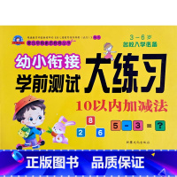 10以内加减法 [正版]幼小衔接学前测试大练习语言数学拼音10/20以内加减法专项训练一日一练重点提高同步练习入学