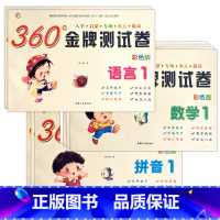 全9本 [正版]幼小衔接金牌测试卷拼音1语言2数学34彩色版入学准备启蒙专项重点提高训练幼儿园学前班学练同步一日一练