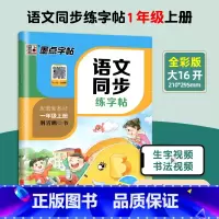1年级上册 语文同步练字帖 [正版]一年级练字帖上册下册语文字帖人教版同步每日一练小学生生字组词成语生字组词成语笔顺描红