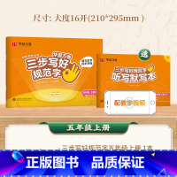 五年级上册 [正版] 三步写好规范字 一年级二年级字帖三年级上册小学生语文同步练字贴四五六年级儿童描红控笔正姿横式字帖练
