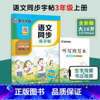 3年级上册 语文同步练字帖 小学通用 [正版]一年级二年级小学生练字帖三四五六年级字帖上册下册每日一练笔划笔顺练语文生字