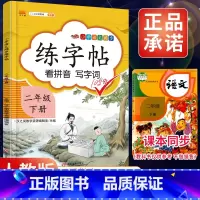2下》练字帖 [正版]2023新版二年级下册同步练字帖三四五六年级一年级下册同步字帖人教版上册语文汉字生字本笔顺笔划拼音