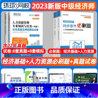 赠押题![人力+基础]真题+必刷题+宝典 [正版]环球网路学院中级经济师2024年历年真题试卷题库2024经济基础知识人