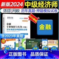 [金融单本]历年真题+模拟+宝典 [正版]环球网路学院中级经济师2024年历年真题试卷题库2024经济基础知识人力资源管