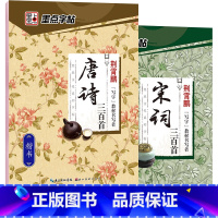 [全2册]唐诗宋词三百首 [正版] 名家散文+优美诗歌行楷书字帖 荆霄鹏书钢笔字帖行楷成年人练字帖硬笔书法练习本临摹字帖