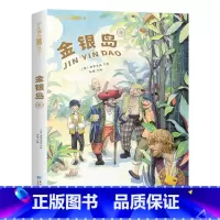 [彩色图案注音版]金银岛 [正版]森林报昆虫记原着完整版法布尔彩色图案注音版全集一二三年级阅读必课外书读幼儿童版科普书籍