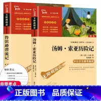 [正版]智慧熊 汤姆索亚历险记和鲁滨逊漂流记 鲁滨孙 六年级下册 青少版 小学版世界名著 7-9-10-12岁儿童文学书