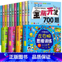 [2-6岁]全脑开发+左右脑(全16册) [正版]全脑开发思维训练700题1000题儿童思维逻辑训练书认知启蒙益智早教书