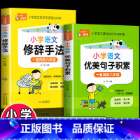 [小学通用]优美句子积累+语文修辞手法 小学通用 [正版]小学语文病句修改大全知识大全手册小学生实用修改病句专项强化训练