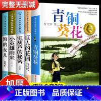 [全套5册]四年级阅读课外书 [正版]青铜葵花曹文轩完整版全套5册 宝葫芦的秘密四年级下册阅读课外书必 小英雄雨来巨人的