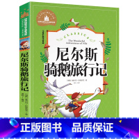 [彩图注音版]尼尔斯骑鹅旅行记 [正版]稻草人书 彩图大字注音版叶圣陶书三年级的课外书带拼音故事书少儿读物儿童文学名著小