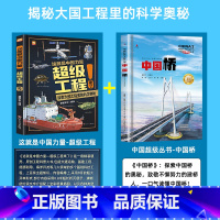 [全2册]超级工程+中国超级丛书-中国桥 [正版]严选超级工程来了这就是中国力量系列丛书少儿精装硬壳科学启蒙漫画绘本驾到