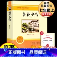 [配套人教版]七上-朝花夕拾 [正版]七年级上下册必阅读的课外书全套海底两万里骆驼祥子朝花夕拾鲁迅原著西游记老师推初一初
