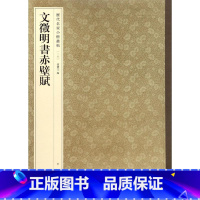 5-文征明书赤壁赋--历代名家小楷丛帖 [正版]历代名家小楷篆书丛帖 毛笔书法字帖 董其昌文征明赵孟府吴让之南华经赤壁赋