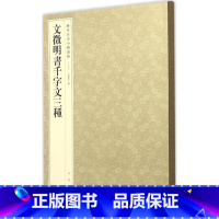 8-文征明书千字文三种--历代名家小楷丛帖 [正版]历代名家小楷篆书丛帖 毛笔书法字帖 董其昌文征明赵孟府吴让之南华经赤