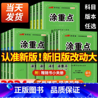 涂重点+阅读与积累 三年级下 [正版]2024春新领程涂重点语文一年级二年级三年级四年级五年级六年级语文人教版小学123