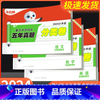 语数❤小升初真题[分类卷]2科套装 小学升初中 [正版]2024新版万唯小白鸥原创小升初招生分类卷语文数学英语重点中学五