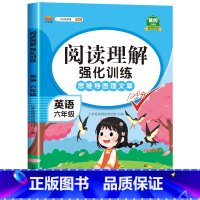 英语阅读理解(上下册) 小学六年级 [正版]六年级英语阅读理解专项训练书强化训练上下册每日一练80篇人教版思维导图理文章