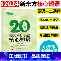 20天突破考研英语核心短语 [正版]送网课张宇2025考研数学基础30讲300题25版数一二三2024高数线代高等数