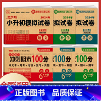 6册[语文+数学+英语]小升初+期末试卷(含真题) 小学升初中 [正版]2024年小升初模拟试卷真题卷必刷题人教版语文数