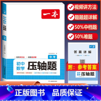 [中考]数学压轴题-人教版 初中通用 [正版]2024版初中数学应用题+函数+几何模型国一八年级九年级中考答题解析公式计