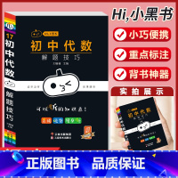[代数 ]解题技巧-18 初中通用 [正版]小黑书初中全套小四门初中必背知识点人教版考试重点速记暗记语文数学英语物理化学