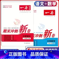 2年级上册 语文+数学 期末冲刺新卷 小学通用 [正版]小学期末冲刺新卷语文数学一年级二年级三年级上册下册四五六年级人教