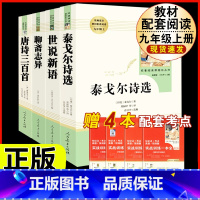 [人教版4册]泰戈尔诗选+世说新语+聊斋志异+唐诗三百首 [正版]儒林外史原着吴敬梓九年级下册必读课外书人民教育出版社初