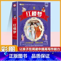 [单本]红楼梦 彩色图案注音版 [正版]四大名着小学生注音版全套西游记三国演义水浒传红楼梦原着思维导图青少年课外阅读书籍