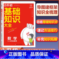 数学》基础知识大全 小学升初中 [正版]2024新版小学基础知识大全语文数学英语小升初知识点大全人教版三四五六年级系统重