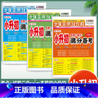 [3本套]语文+数学+英语 小学升初中 [正版]小升初满分备考 少年素质教育报六年级语文数学英语专项系统总复习真题卷小学