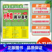 数学 小学升初中 [正版]小升初满分备考 少年素质教育报六年级语文数学英语专项系统总复习真题卷小学升初中重点考点高频考题
