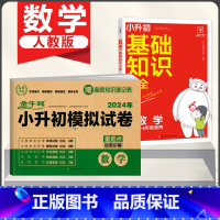 [2本]数学》基础知识大全+小升初试卷 小学升初中 [正版]2024新版小学基础知识大全语文数学英语小升初知识点大全人教