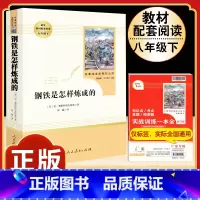 [人教版]钢铁是怎样炼成的 [正版]八年级上册下册必读名著 长征红星照耀中国昆虫记钢铁是怎样炼成的经典常谈人教版原着初中