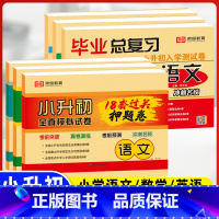 18套真题卷+毕业总复习(语文+数学+英语)6本 小学升初中 [正版]2023小升初真题卷语文数学英语试卷必刷题人教版小