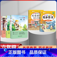六年级上册快乐读书吧全套+同步作文+阅读强化训练[全套5本] [正版]全套3册 爱的教育小英雄雨来童年书高尔基原著完整版