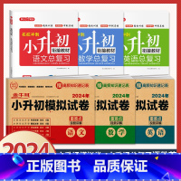 6本[语文+数学+英语]小升初模拟卷 +小升初总复习 小学升初中 [正版]2024年小升初模拟试卷真题卷必刷题语文数学英