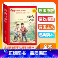 (单本)3-6年级非注音 烽火三少年 [正版]全套25本小学生红色革命经典故事书籍初中爱国主义教育绘本抗日英雄人物彩色图