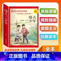 (单本)3-6年级非注音 烽火三少年 [正版]全套25本小学生红色革命经典故事书籍初中爱国主义教育绘本抗日英雄人物彩色图