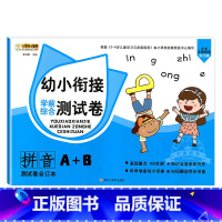 [测试卷A+B]拼音 [正版]幼小衔接试卷测试卷语文数学拼音一日一练全套识字练习题大班练习簿幼升小启蒙思维练习学前班练习