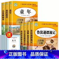 [全套7册]六年级上下册课外书(人教版) [正版]全套7册 小学六年级课外书必读童年书高尔基经典书目上下册原著 爱的教育