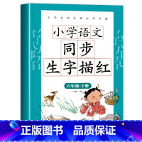 同步生字描红 六年级下 [正版]六年级下册语文字帖人教版 小学6年级下学期同步练字帖每日一练生字描红字帖带笔画笔顺田字格