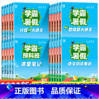 [语文]阅读集训 小学五年级 [正版]2023学霸的暑假衔接作业小学一升二升三升四升五升六年级上下册语文课堂笔记数学计算