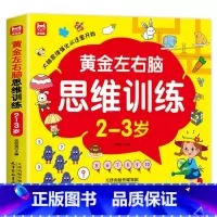 2-3岁-左右脑思维训练 [正版]全套4册 左右脑思维训练2-3-4-5-6岁幼儿益智书籍益智思维逻辑训练宝宝左右脑开发