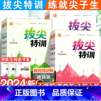 [拔尖]语文+数学·人教版-2本套 六年级下 [正版]2024新版小学拔尖特训一年级二年级三四五六年级语文数学英语下册人