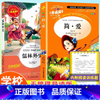 [彩插图版]儒林外史+简爱 [正版]儒林外史和简爱书籍原著人民教育出版社九年级下册必读世界文学名著课外书初三初中生人教版