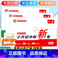 [备考2024-3本]语文+数学+英语 小学升初中 [正版]2024小升初冲刺新卷语文数学英语小升初总复习试卷升学冲刺卷